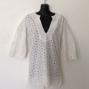 VIX Crochet Bathing Suit Cover Up/Tunic• Size S